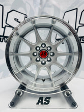 15” AS- 7582 4/100 4/108 silver wheels